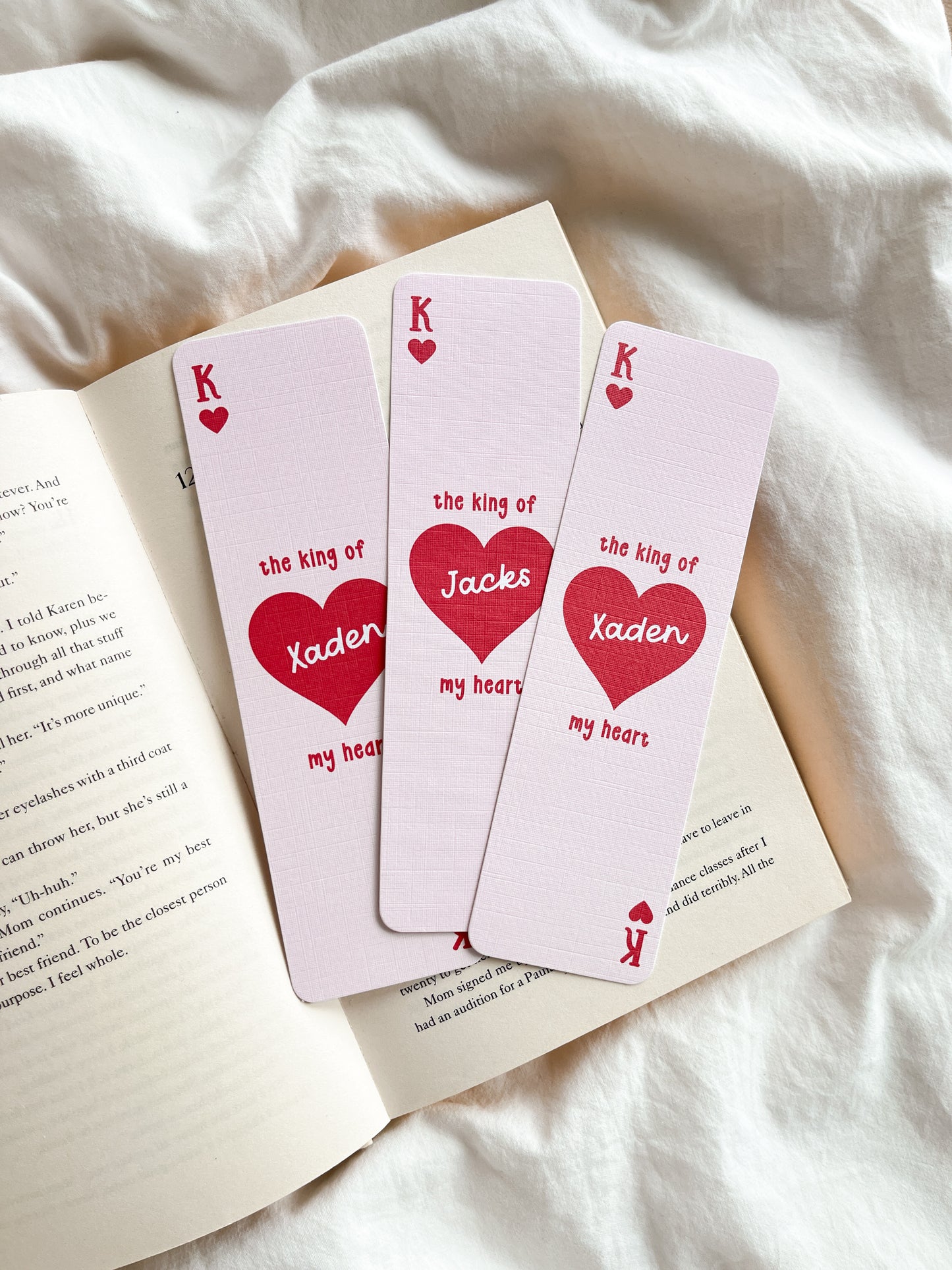 King of My Heart Bookmark | Fantasy Book Boyfriend Bookmark