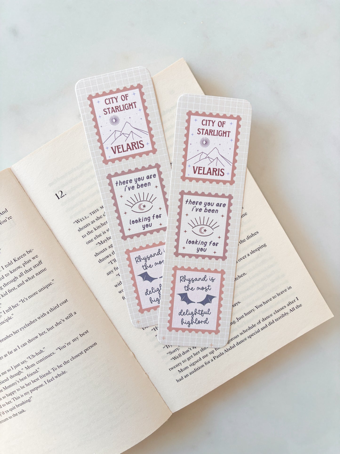 Romantasy Stamps Bookmark | Rhys Bookmark