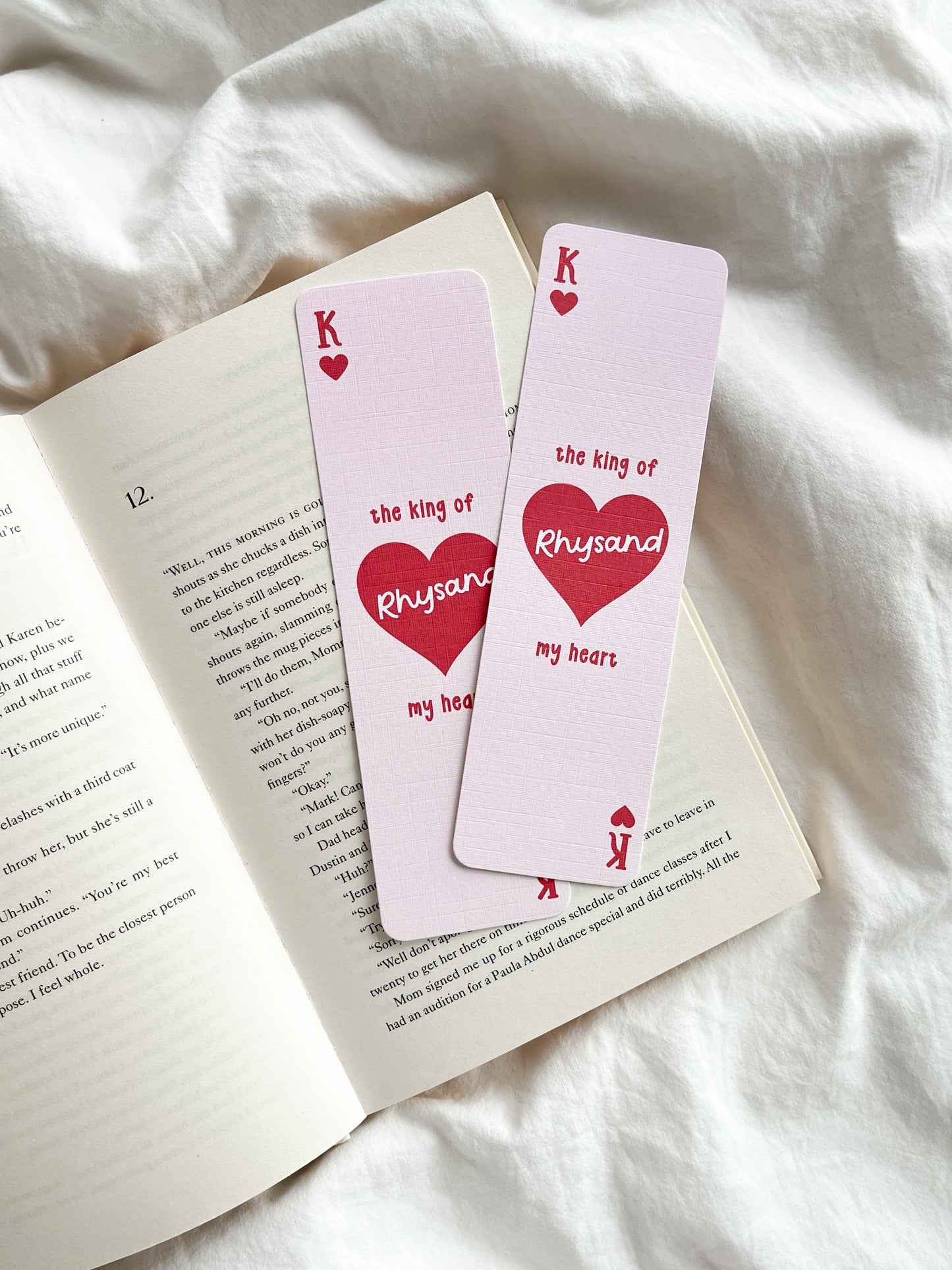 King of My Heart Bookmark | Fantasy Book Boyfriend Bookmark