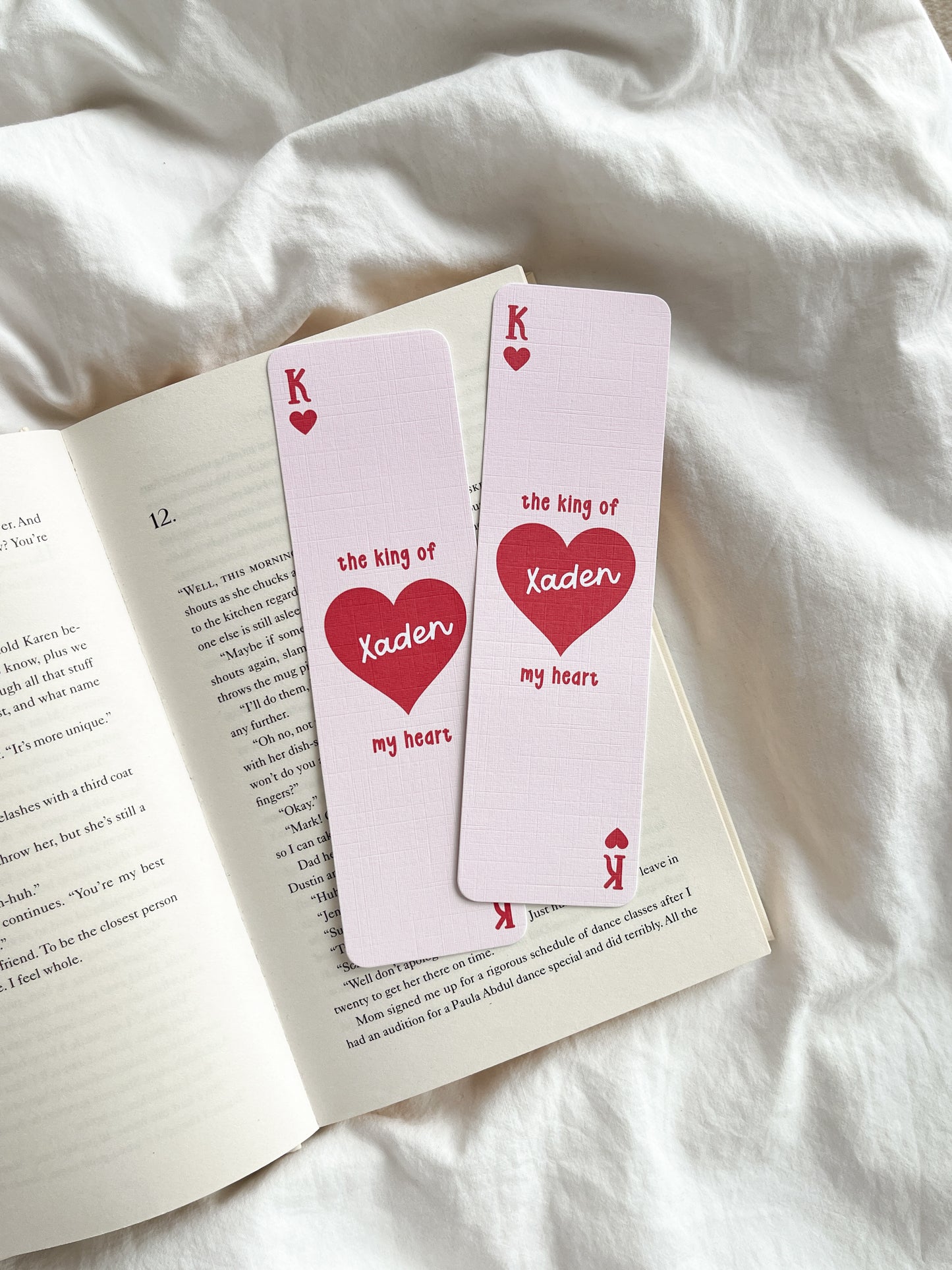 King of My Heart Bookmark | Fantasy Book Boyfriend Bookmark