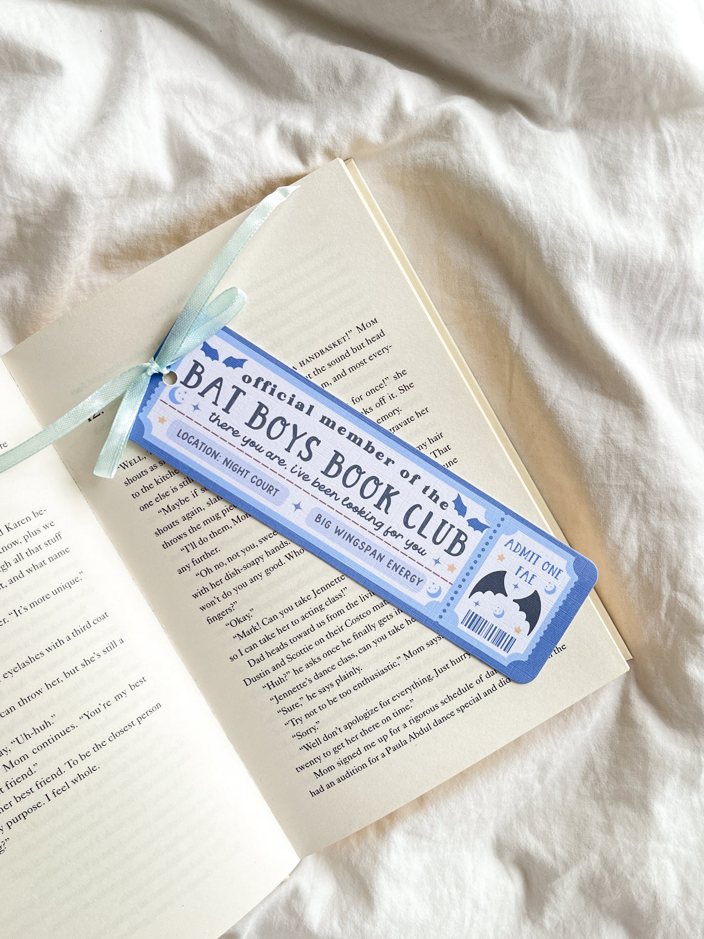 Bat Boys Book Club Bookmark | Acotar Bookmark