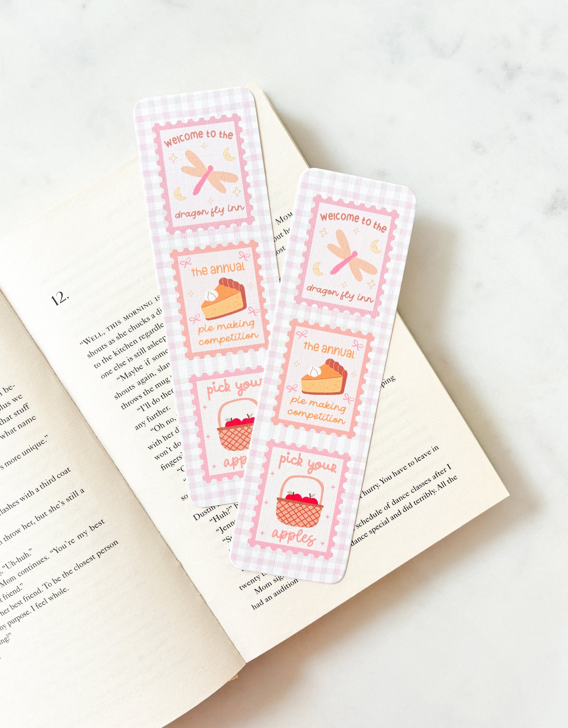 Dragon fly inn bookmark Gilmore