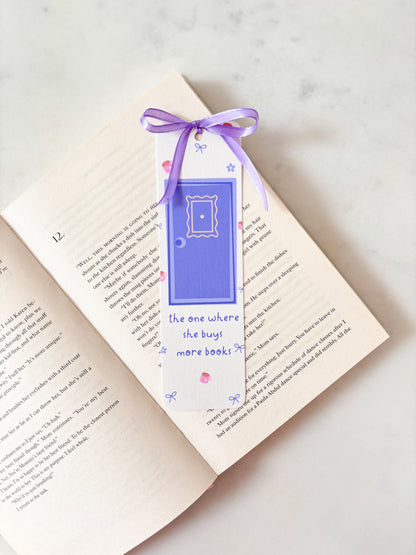 The One Where She Buys More Books Bookmark