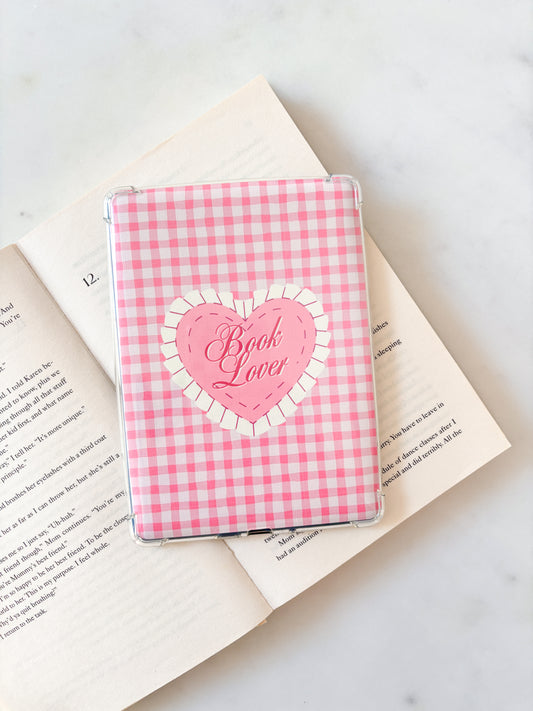 Vintage Book Lover Coquette Heart Ereader Insert