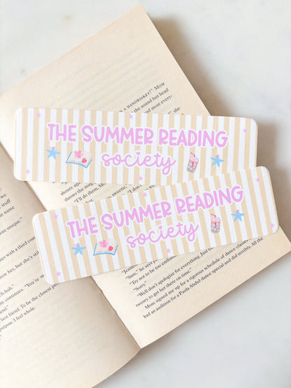 The Summer Reading Society Bookmark
