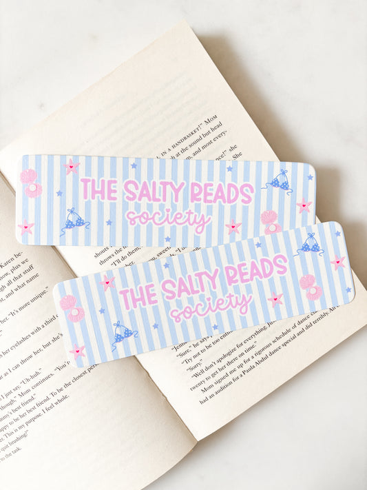The Salty Reads Society Bookmark