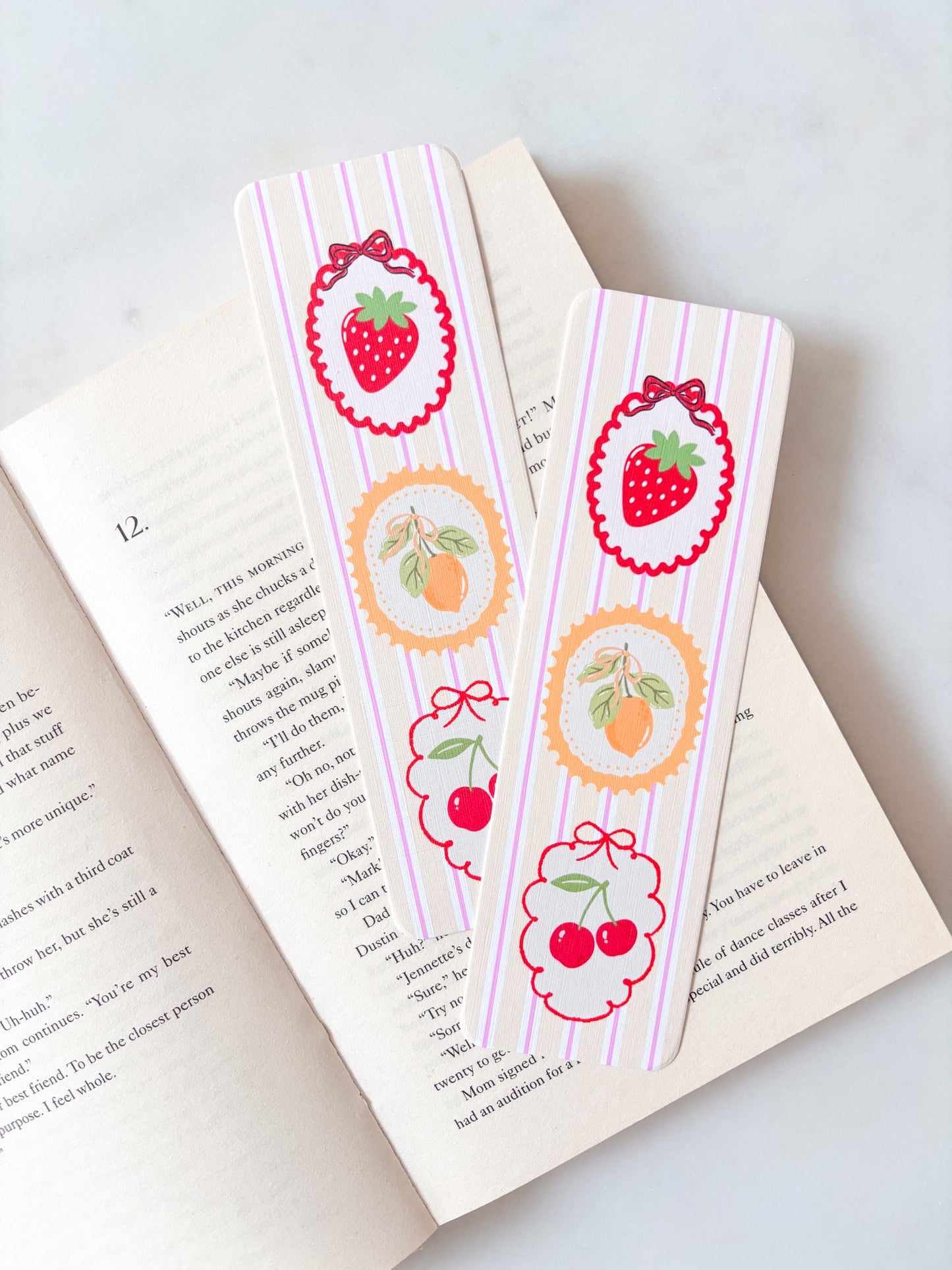 Fruit Coquette Frames Bookmark
