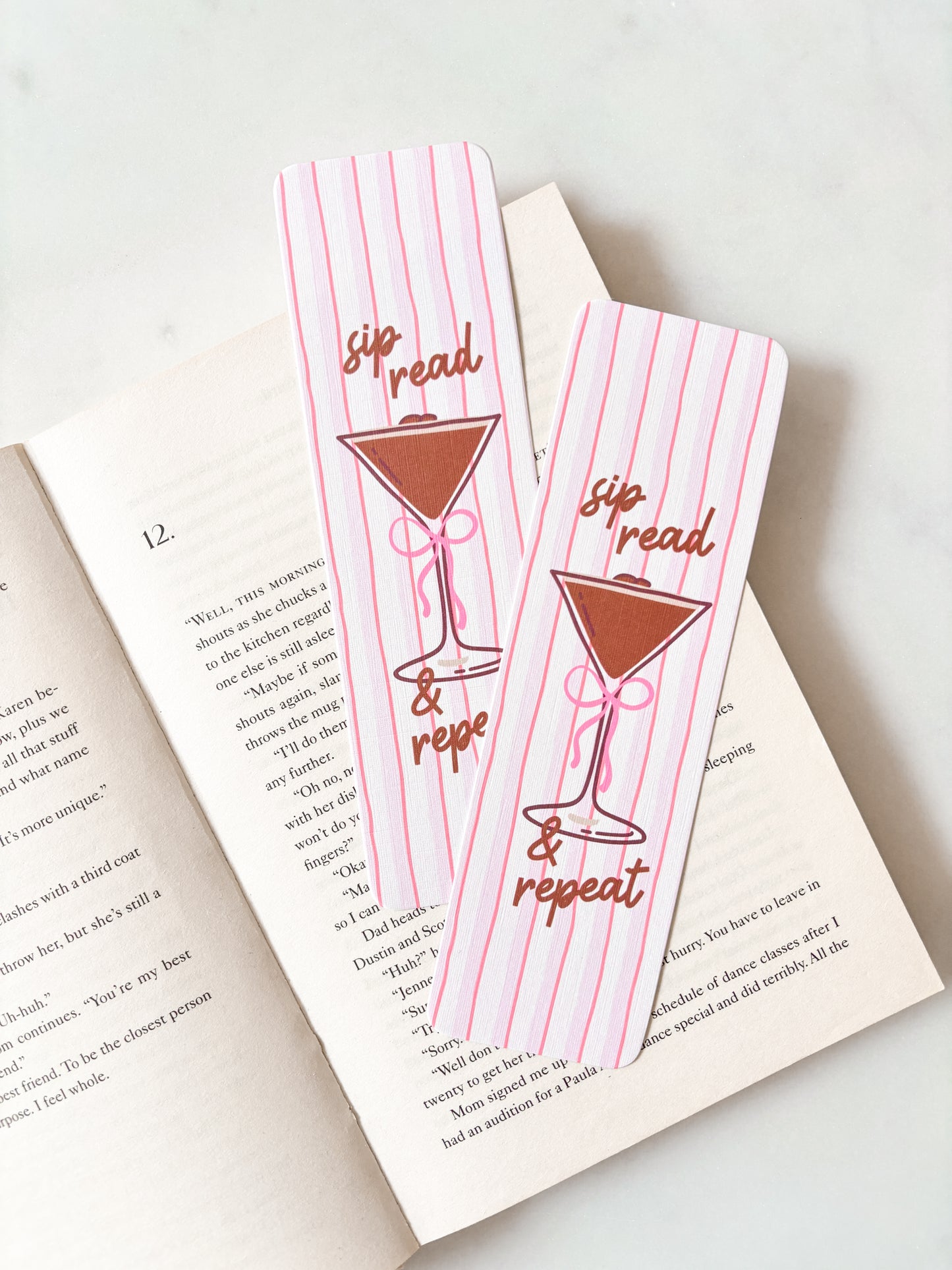 Sip, Read & Repeat | Espresso Martini Bookmark