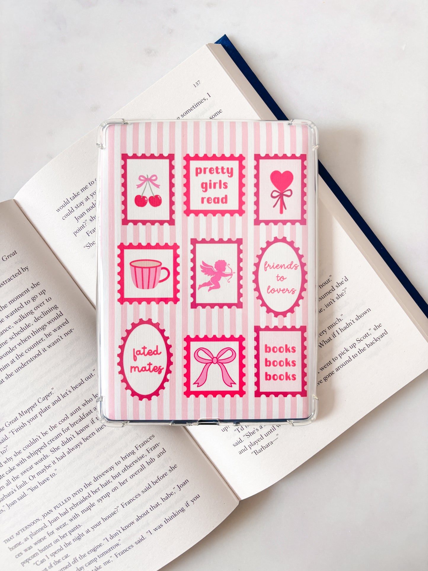 Pretty Girls Read Stamps Kindle Insert