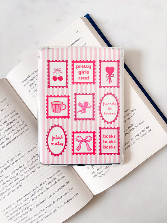 Pretty Girls Read Stamps Kindle Insert