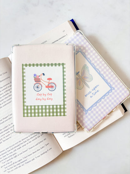 Floral Bicycle Kindle Insert | Spring Ereader Insert
