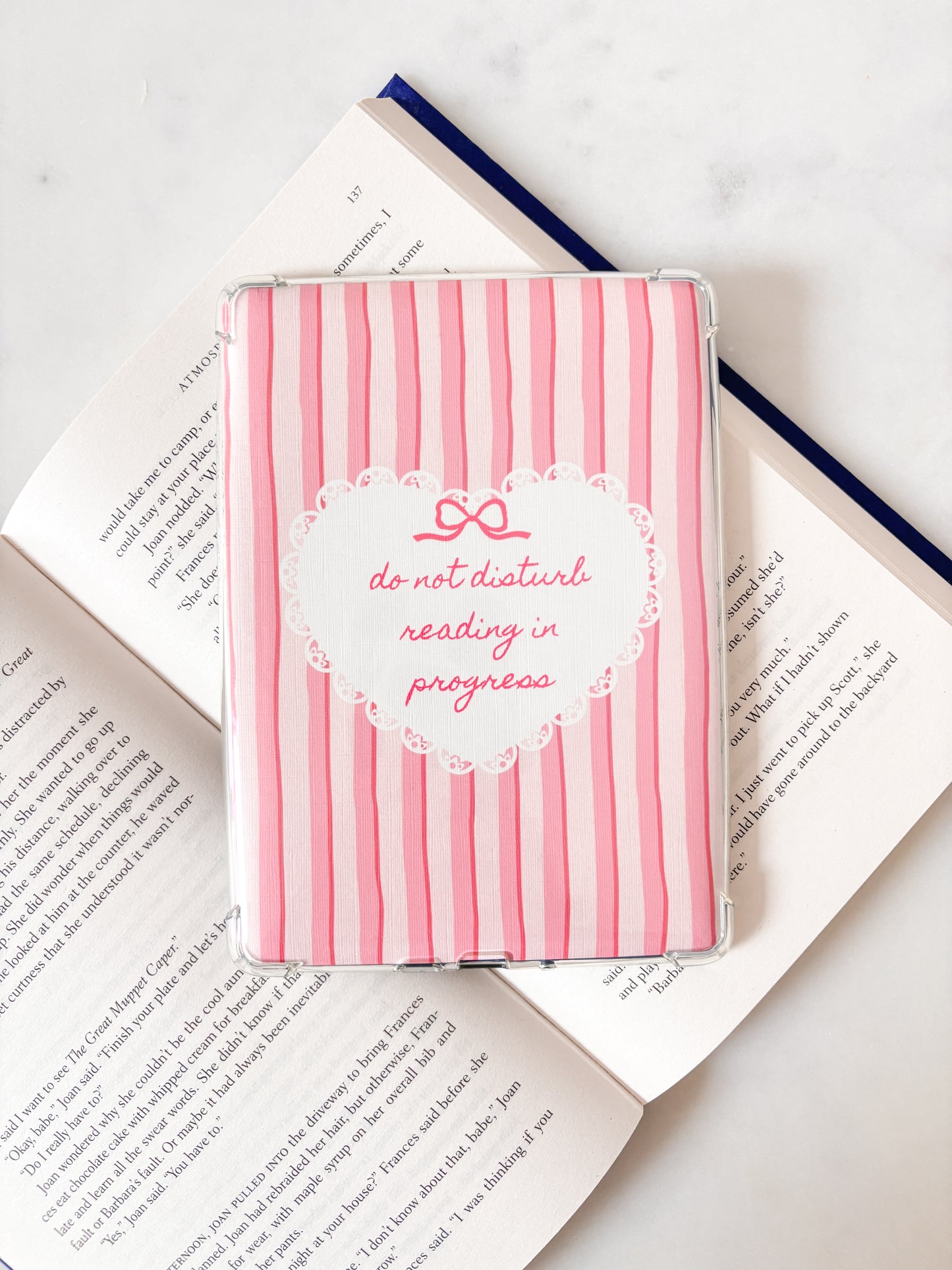 Do Not Disturb Reading In Progress Kindle Insert