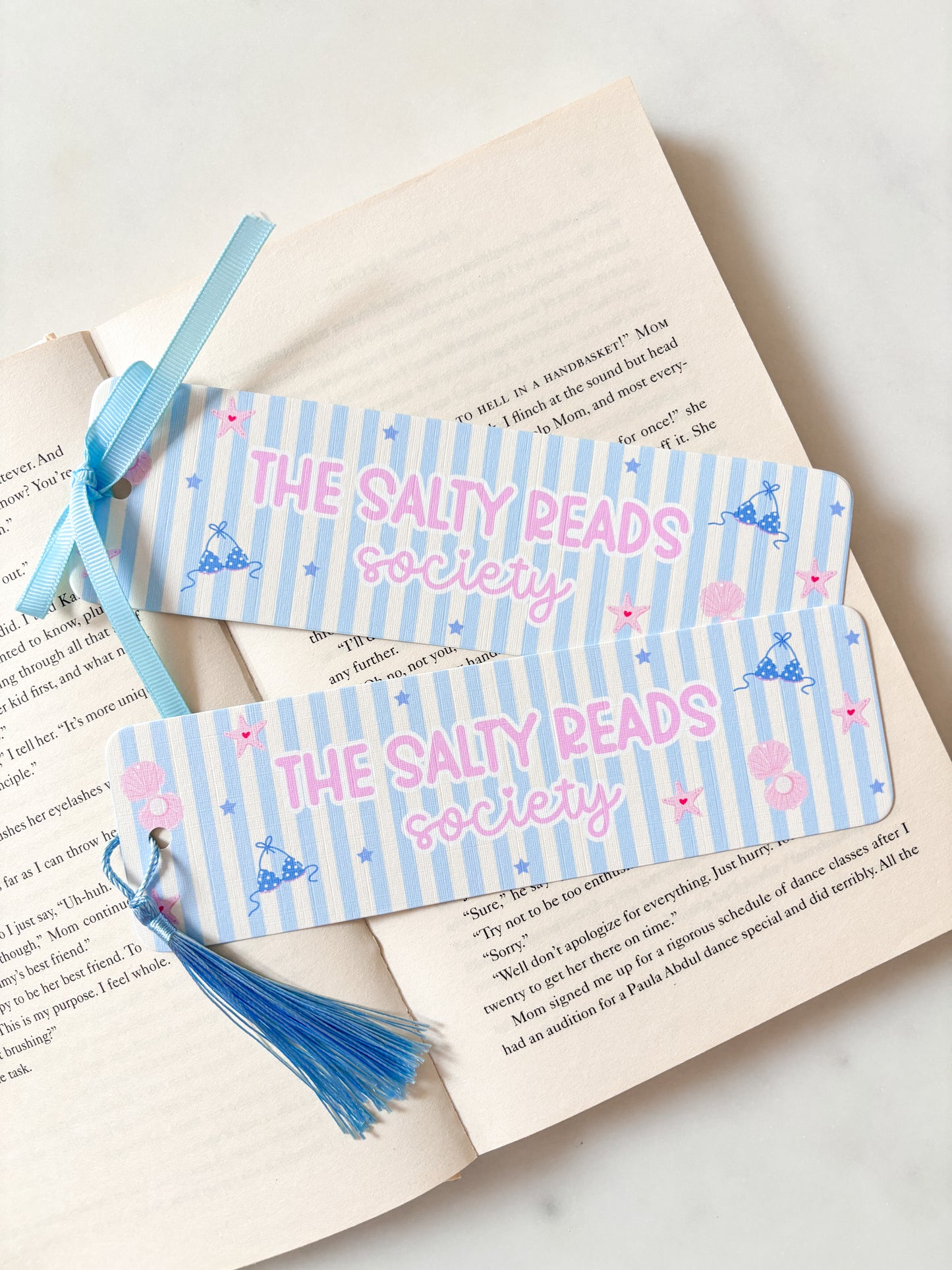 The Salty Reads Society Bookmark