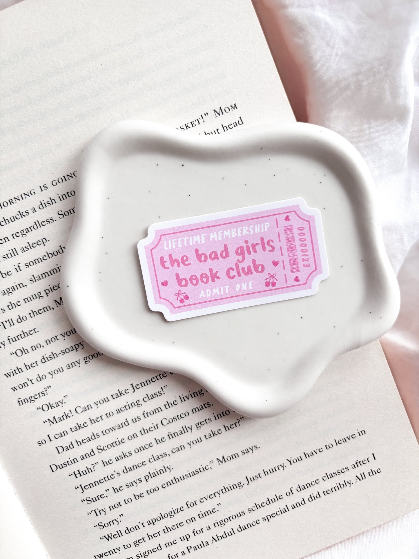 Bad Girls Book Club Ticket Sticker