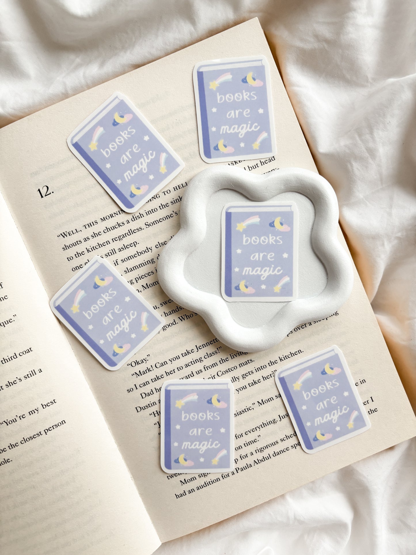 Books Are Magic Sticker | Cute Book Sticker