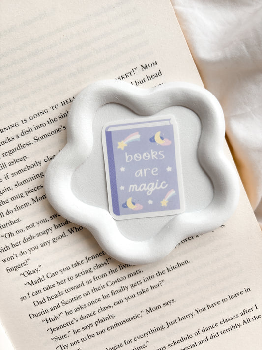 Books Are Magic Sticker | Cute Book Sticker