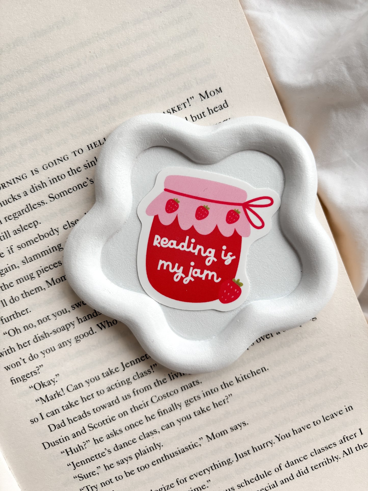 Reading Is My Jam Sticker