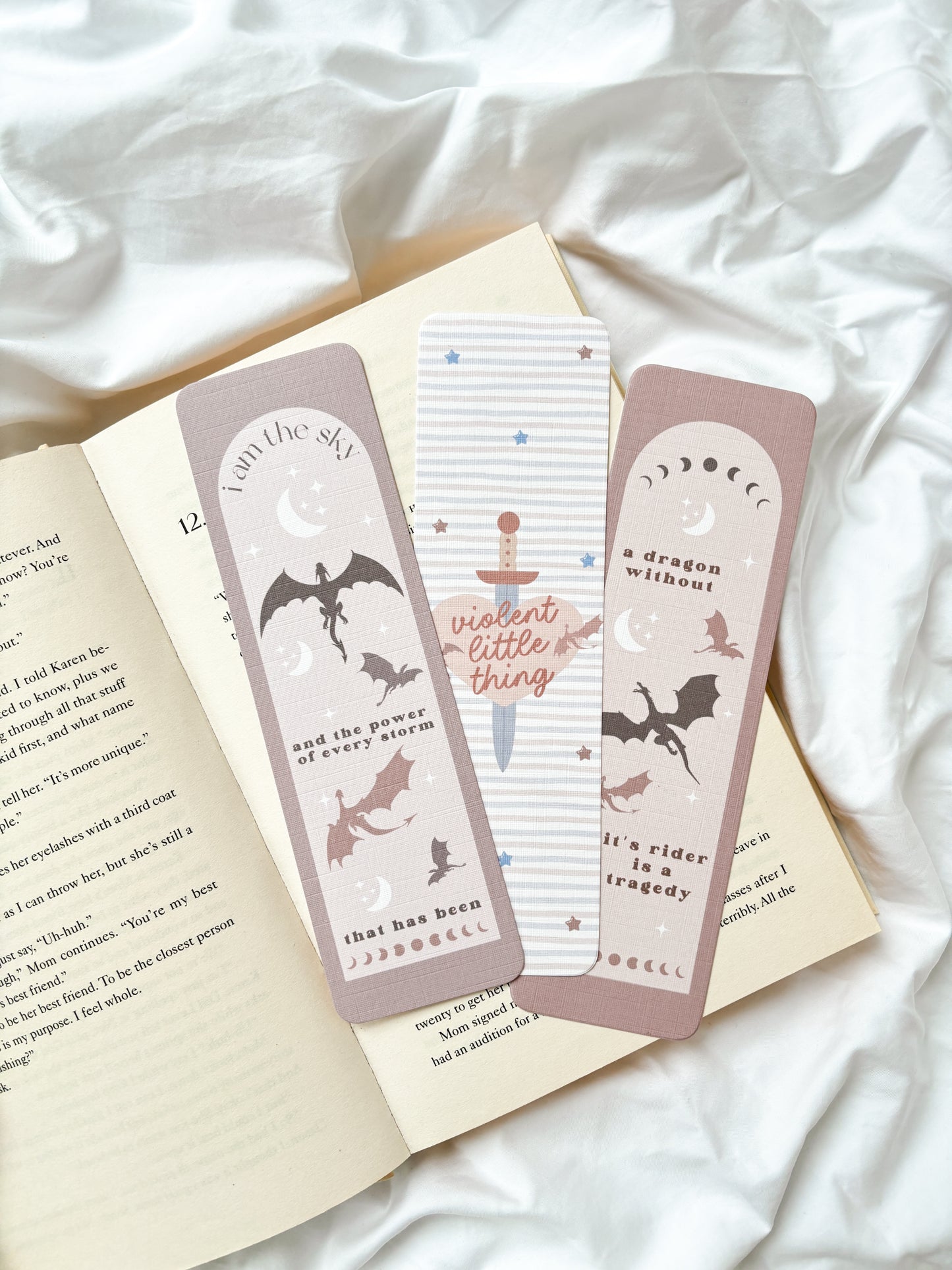 Violent Little Thing Bookmark | Dragons Bookmark