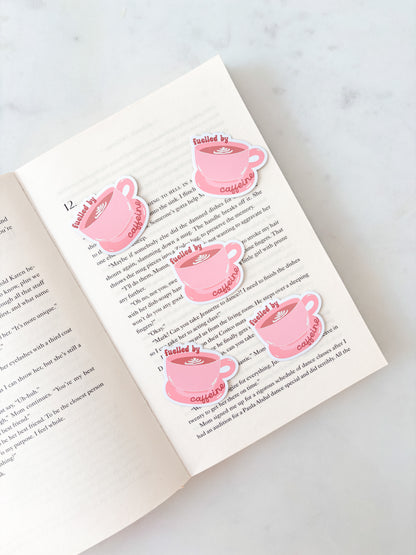 Fuelled By Caffeine Coffee Lover Sticker