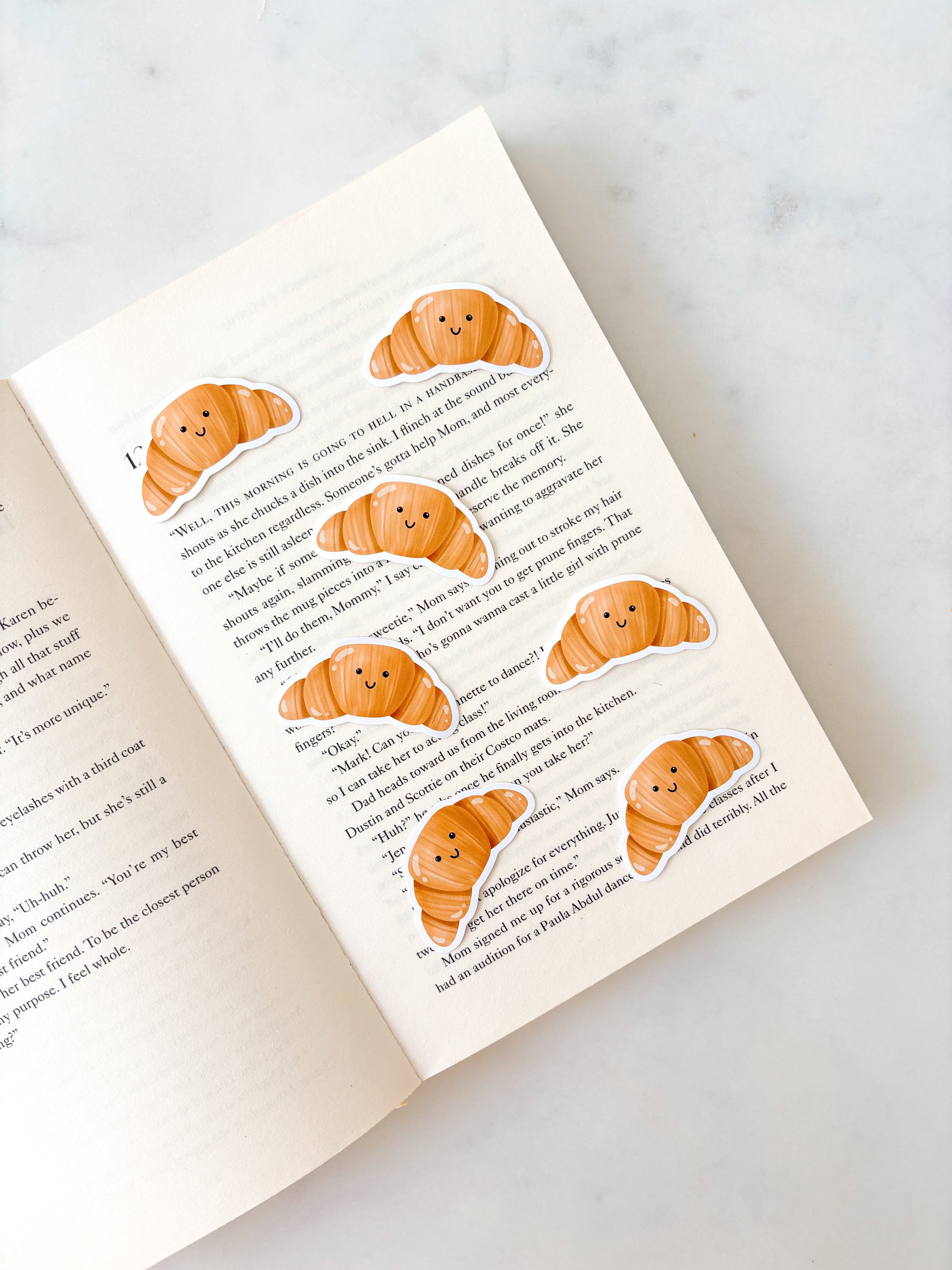Croissant sticker cute pastry