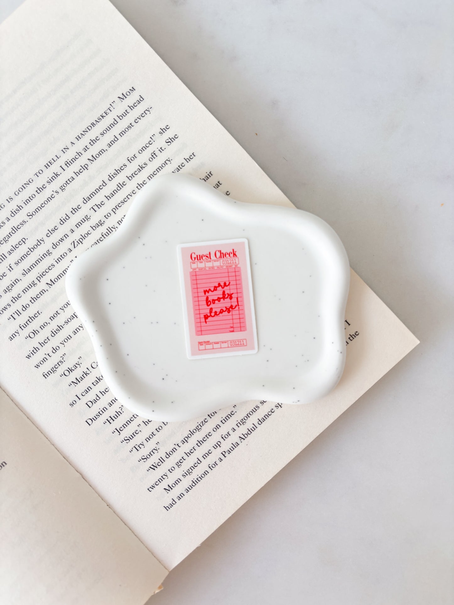 Guest Check More Books Please Sticker