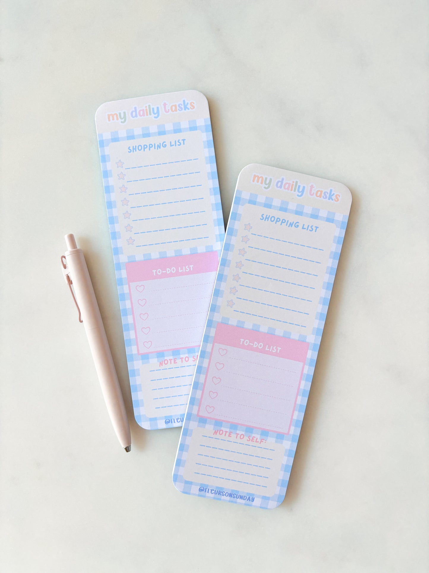 My Daily Tasks Notepad | Pastel To-Do List Notepad