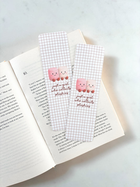 Sweet Marshmallow Plushie Bookmark