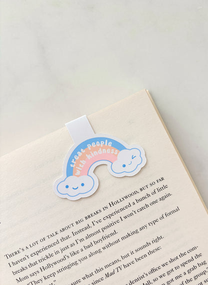 Treat People With Kindness Magnetic Bookmark