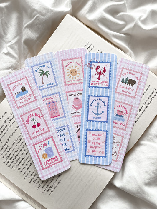 Emily Henry Inspired Bookmarks | Beach Read Bookmark | Happy Place Bookmark