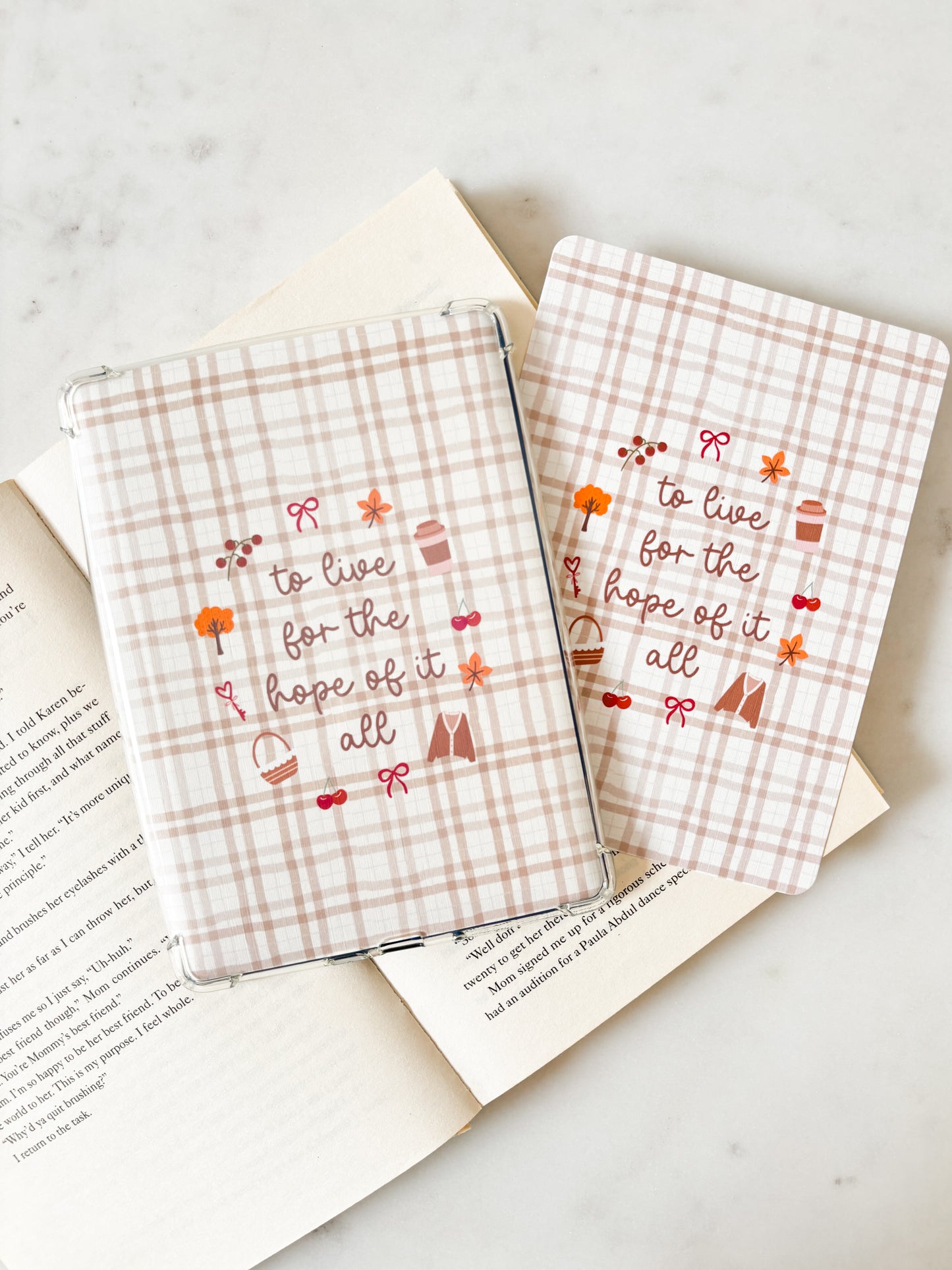 To Live For The Hope of It All Autumn Kindle Insert