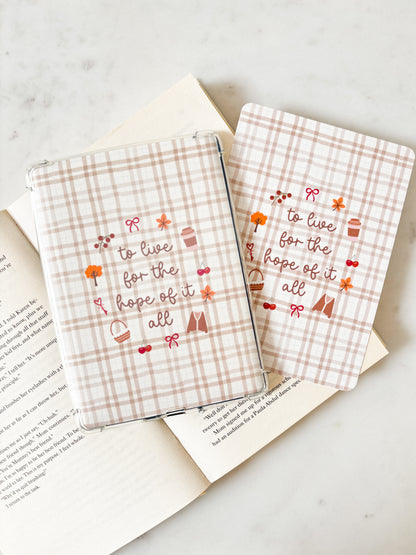 To Live For The Hope of It All Autumn Kindle Insert
