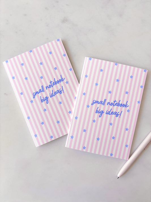 Small Notebook Big Ideas Notebook | A5 Lined Composition Book