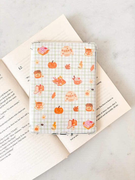 Green and Orange Autumn Pumpkin Kindle Insert