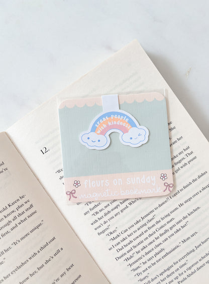 Treat People With Kindness Magnetic Bookmark