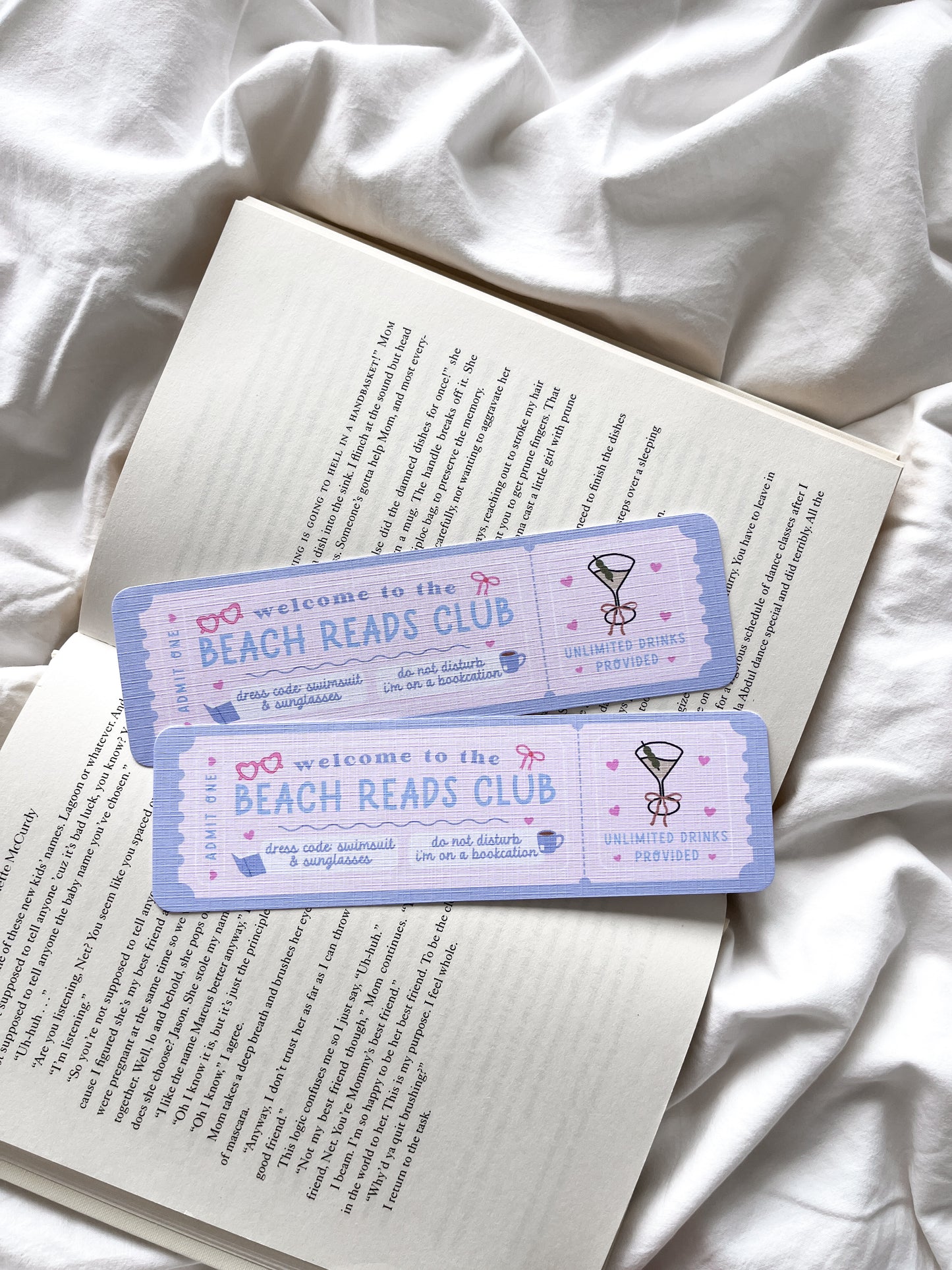 The Beach Reads Book Club Bookmark