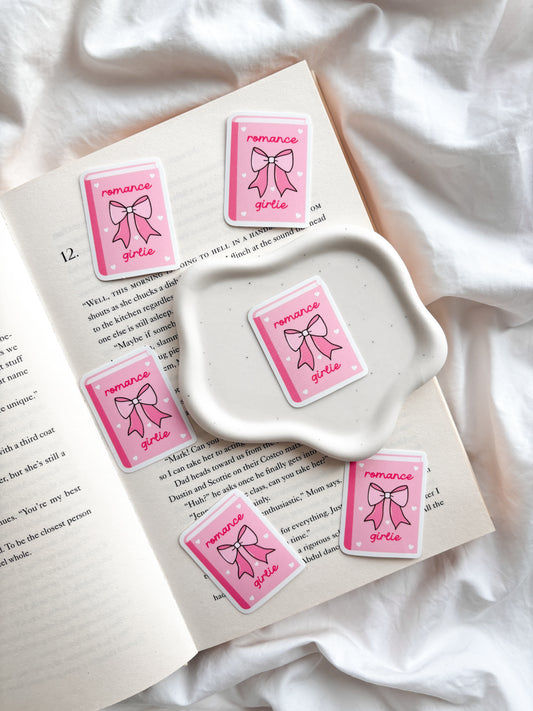 Romance Girlie Book Sticker