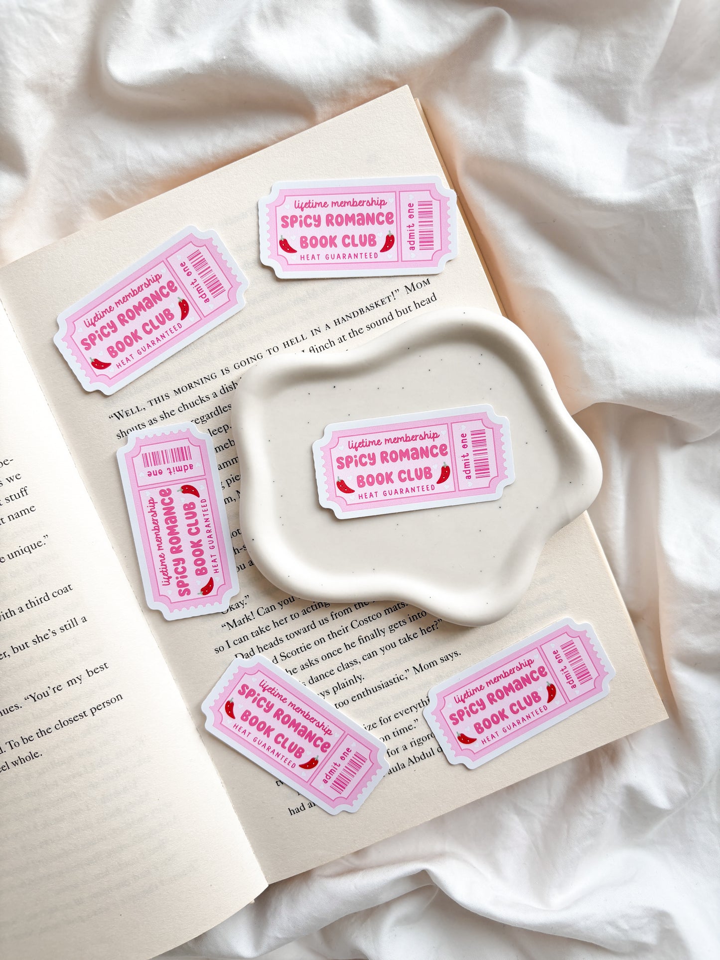 Spicy Romance Book Club Sticker