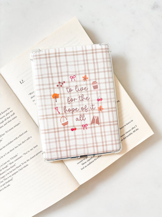 To Live For The Hope of It All Autumn Kindle Insert