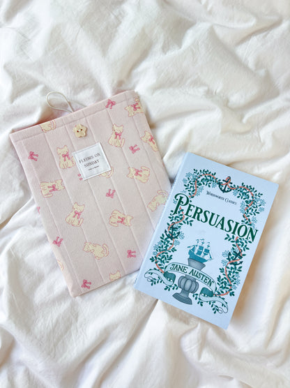 Cute Coquette Cats Book Sleeve | Cute Book Sleeve