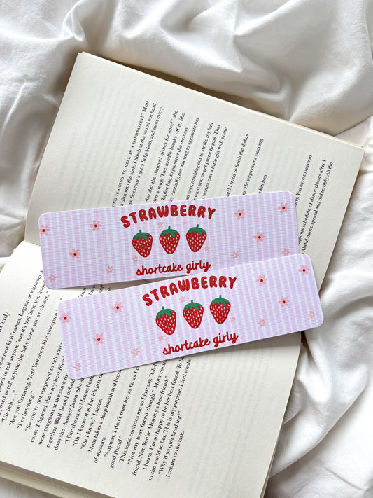 Strawberry Shortcake Bookmark | Sweet Strawberry Bookmark