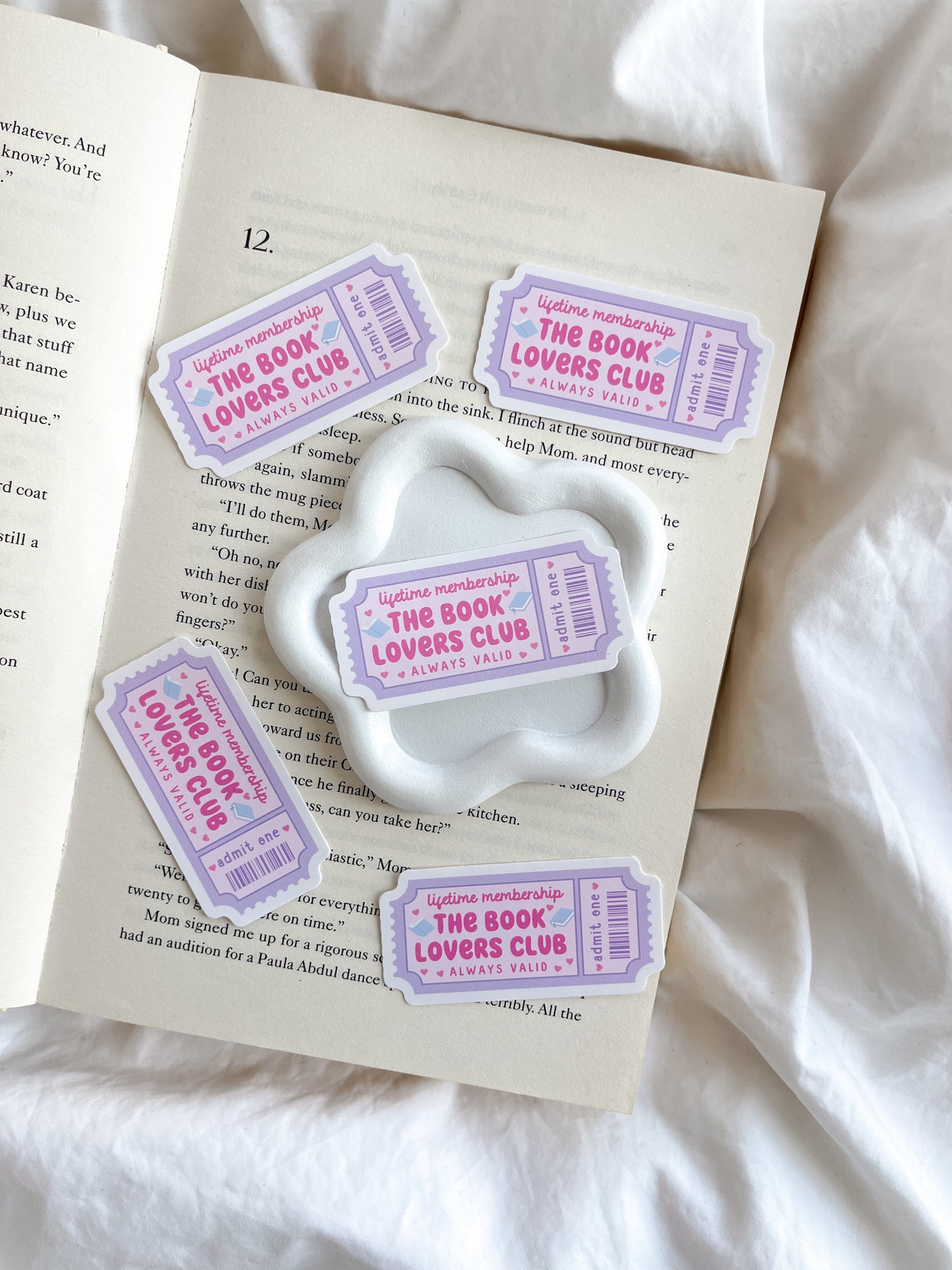 The Book Lovers Club Sticker