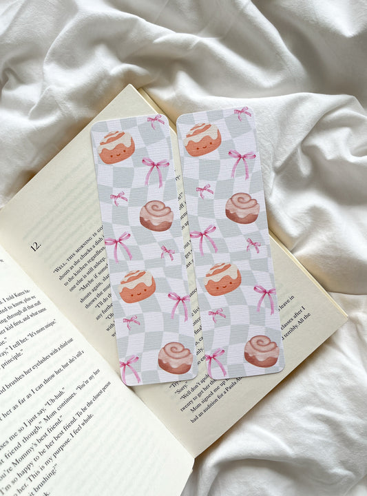 Sweet Cinnamon Coquette Bookmark | Cinnamon Roll Bookmark