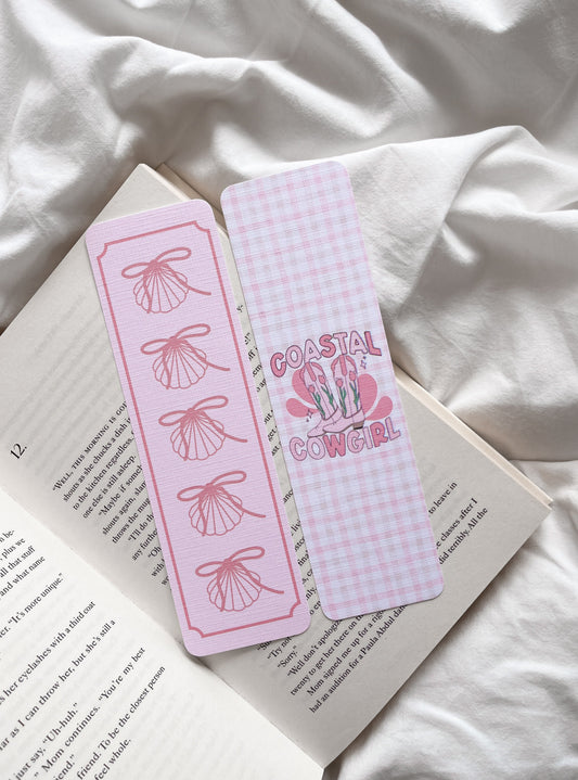 Coastal Cowgirl Bookmark | Cowboy Western Bookmark | Summer Coastal Bookmark