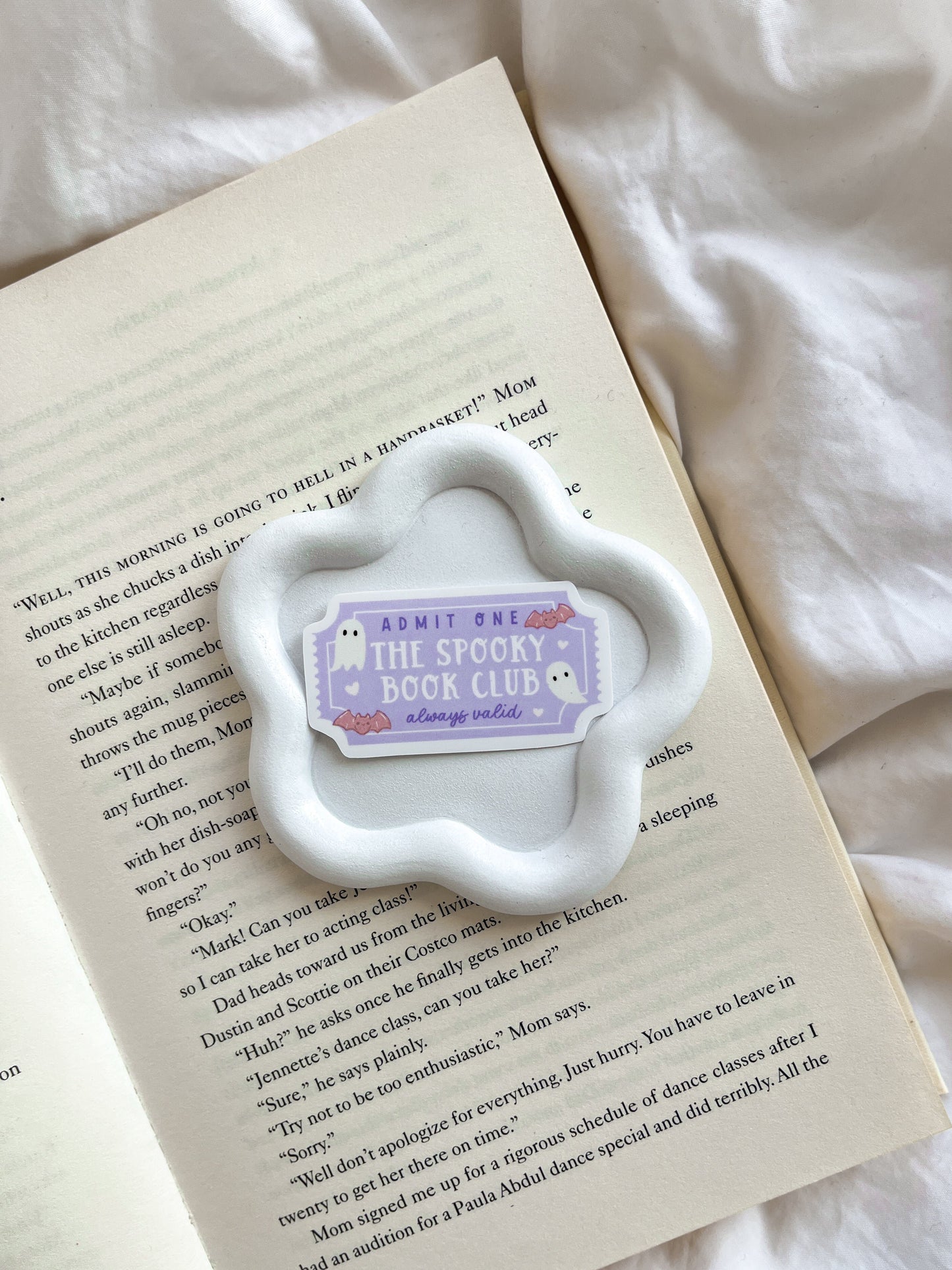 The Spooky Book Club Sticker