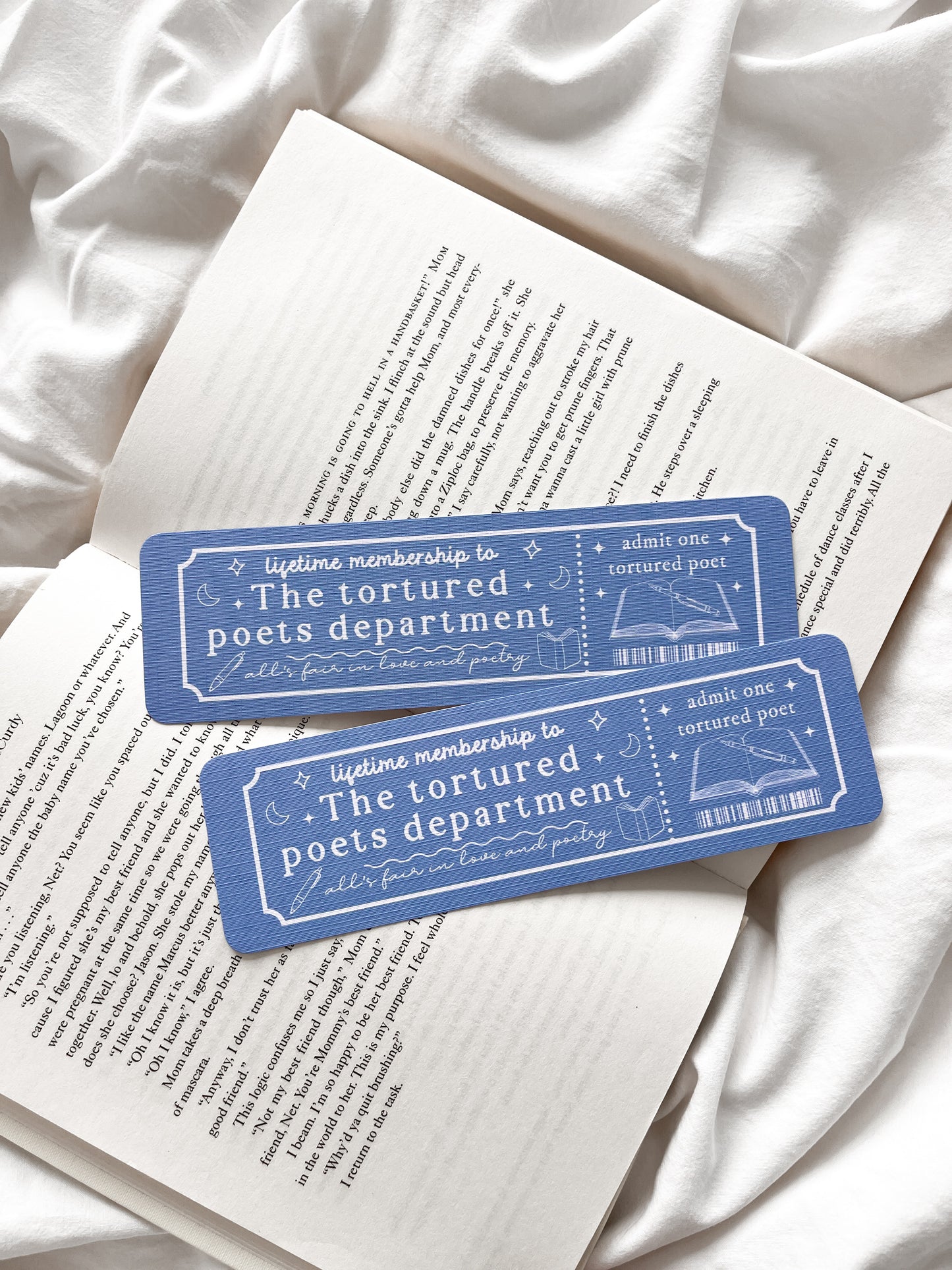 The Tortured Poets Department Book Club Bookmark | TTPD