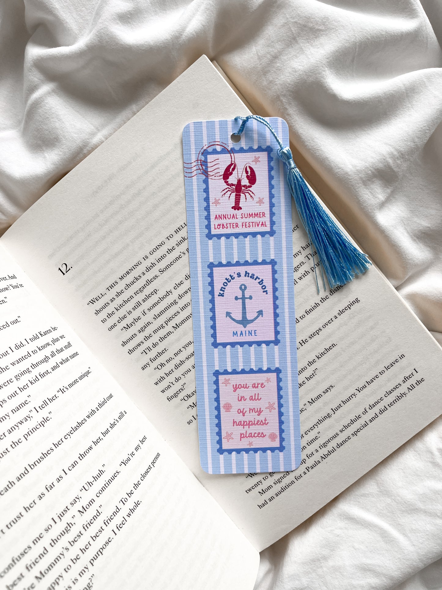 Emily Henry Inspired Bookmarks | Beach Read Bookmark | Happy Place Bookmark