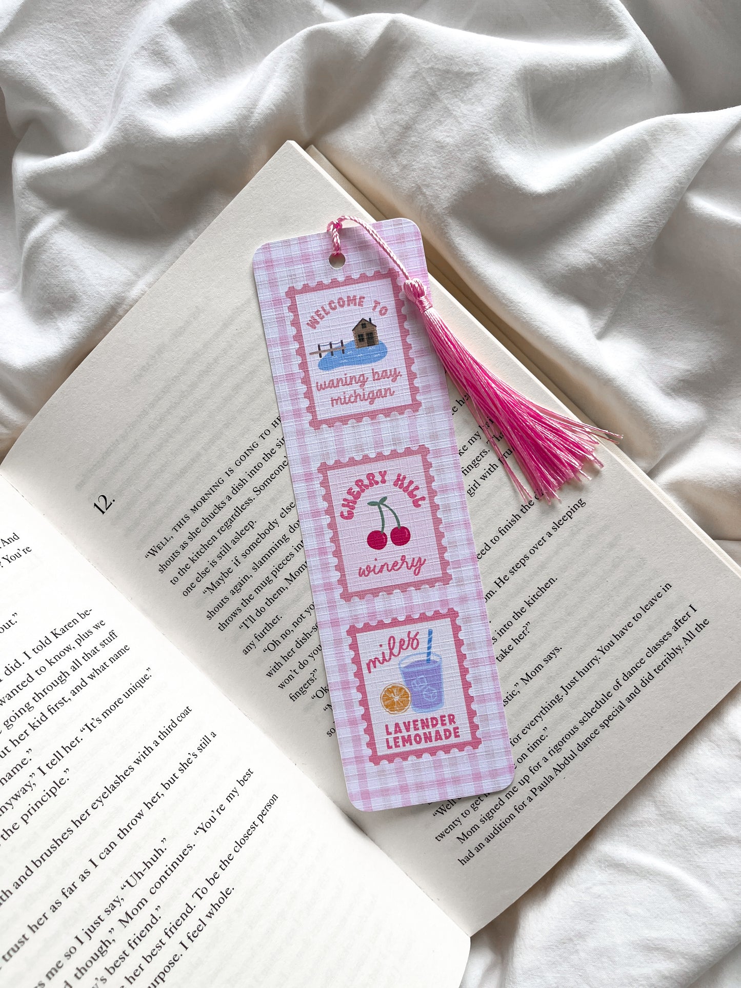 Emily Henry Inspired Bookmarks | Beach Read Bookmark | Happy Place Bookmark