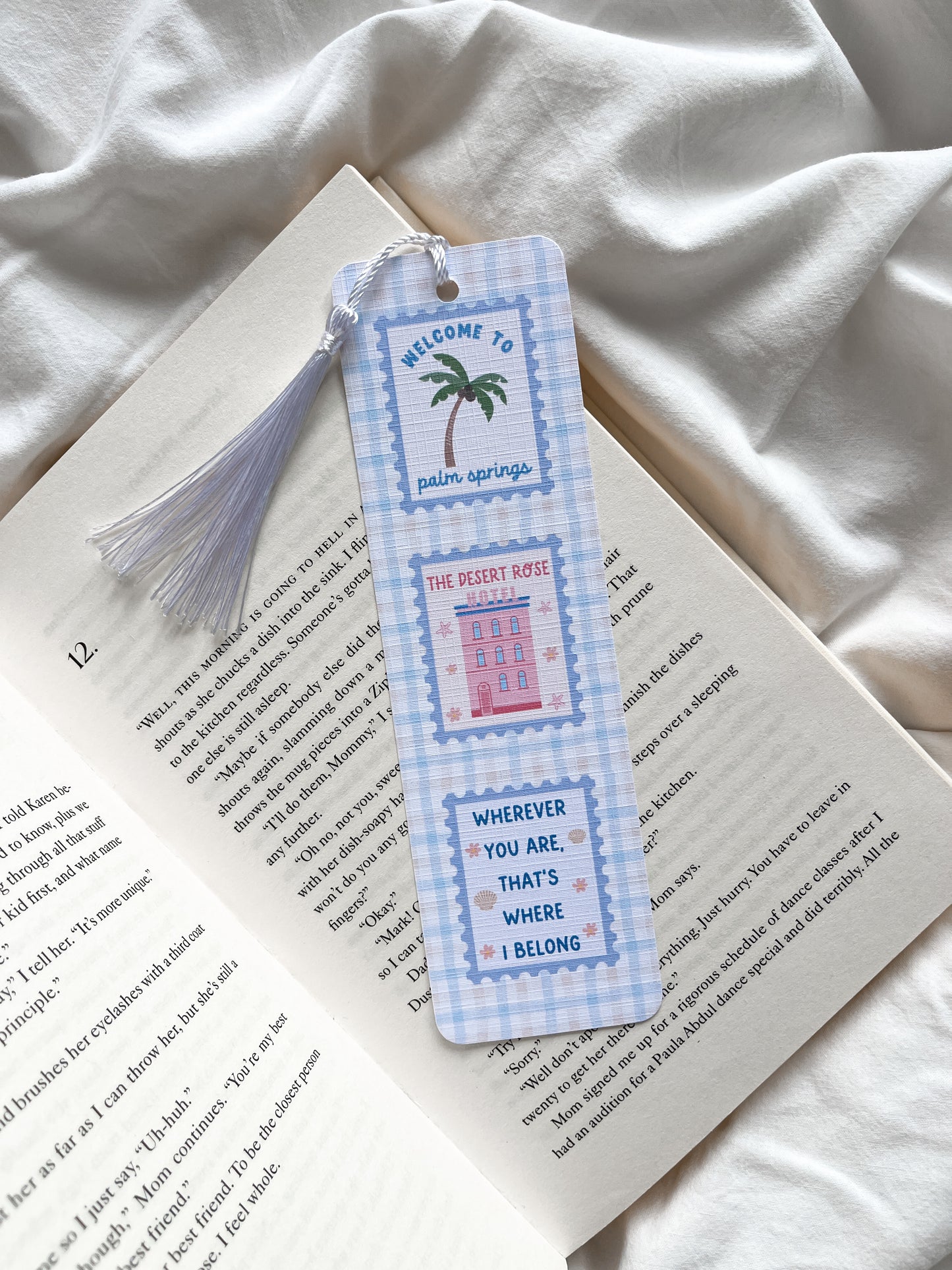 Emily Henry Inspired Bookmarks | Beach Read Bookmark | Happy Place Bookmark