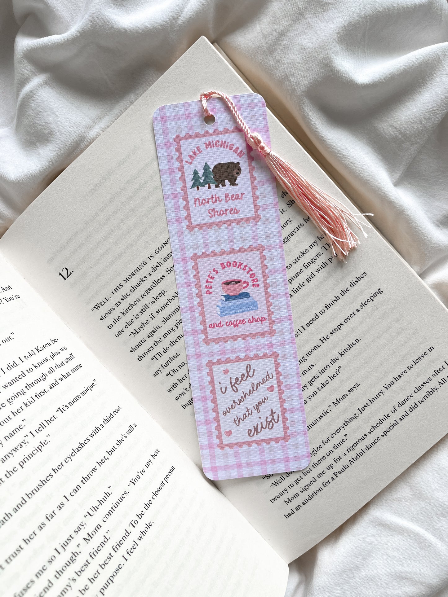 Emily Henry Inspired Bookmarks | Beach Read Bookmark | Happy Place Bookmark