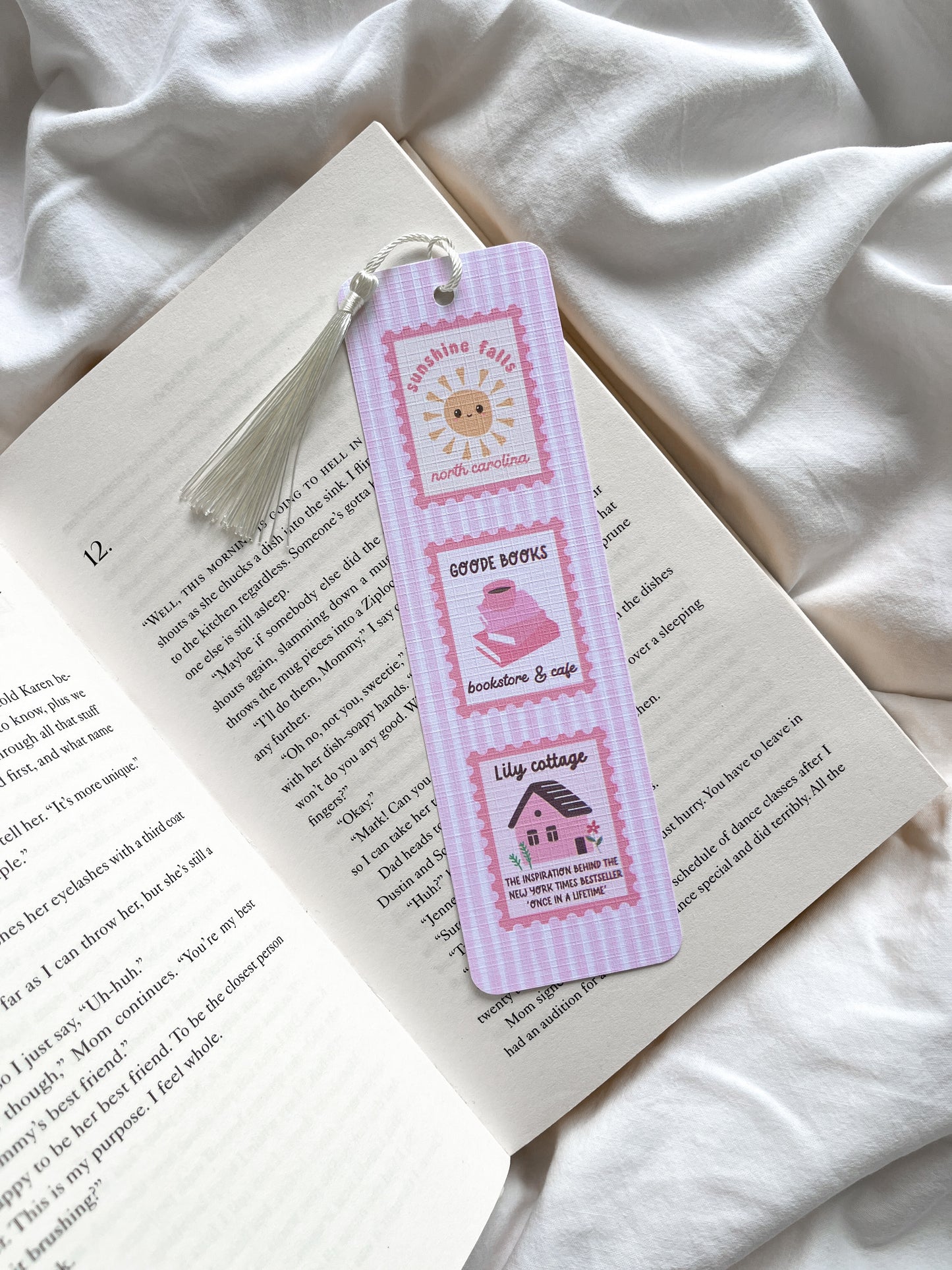 Emily Henry Inspired Bookmarks | Beach Read Bookmark | Happy Place Bookmark